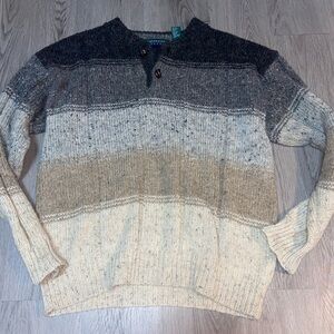 Men's Multi-Tone Crewneck Sweater